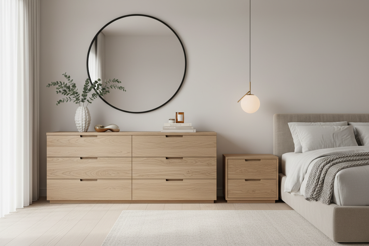 Modern 6-Drawer Dresser